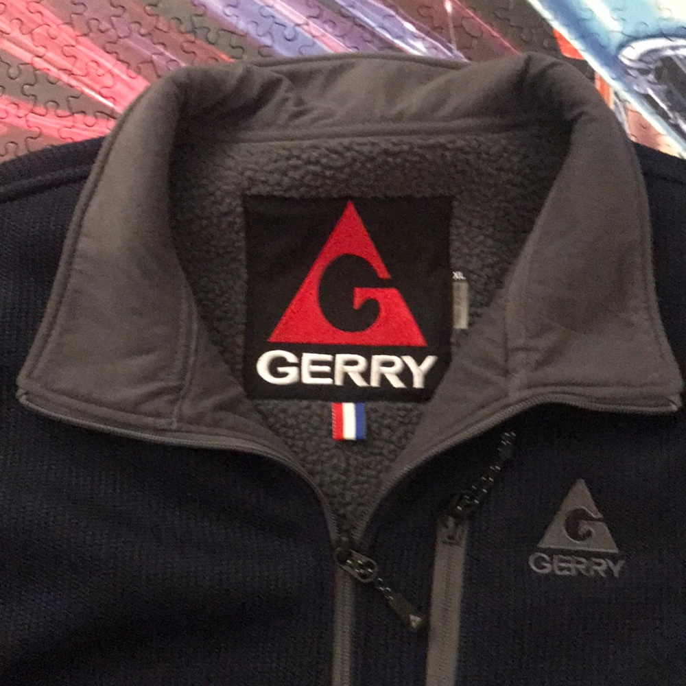 Men’s Gerry full zip jacket XL navy